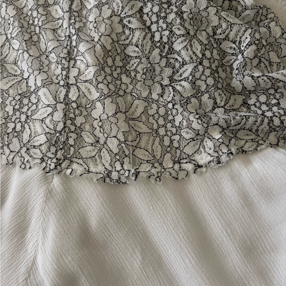 Free people Cross my heart in Lace Tunic Dress Bohemian Flowy Festival Size M - Picture 2 of 13